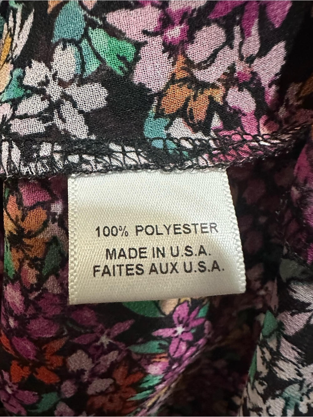 Misa Los Angeles Purple Floral Ruffle Mini Dress size M - Picture 10 of 10